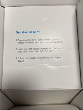 Blink Wired Floodlight Camera - White
